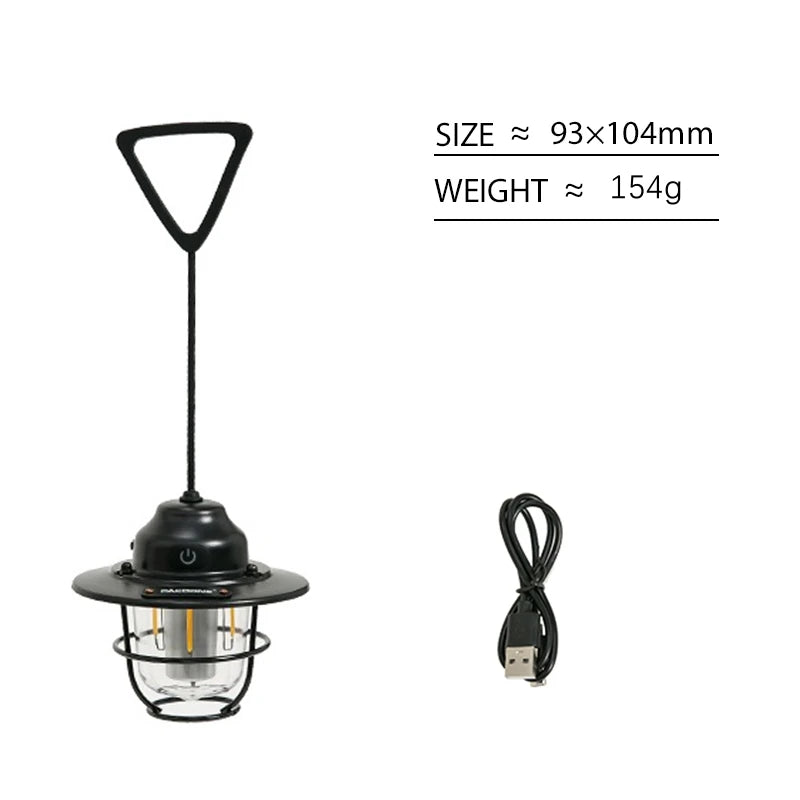 Lanterne de Camping Portable rétro