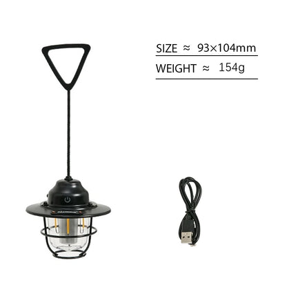 Lanterne de Camping Portable rétro