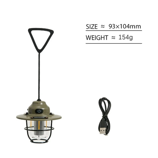 Lanterne de Camping Portable rétro