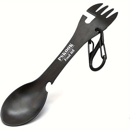 Outils de survie fourchette couteau cuillère bouteille/ouvre-boîte
