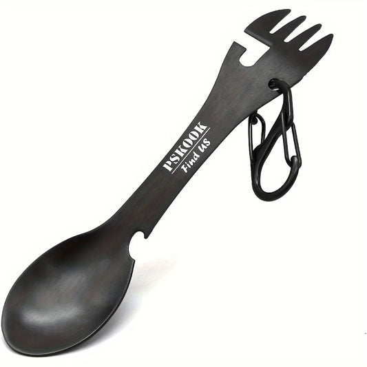 Outils de survie fourchette couteau cuillère bouteille/ouvre-boîte