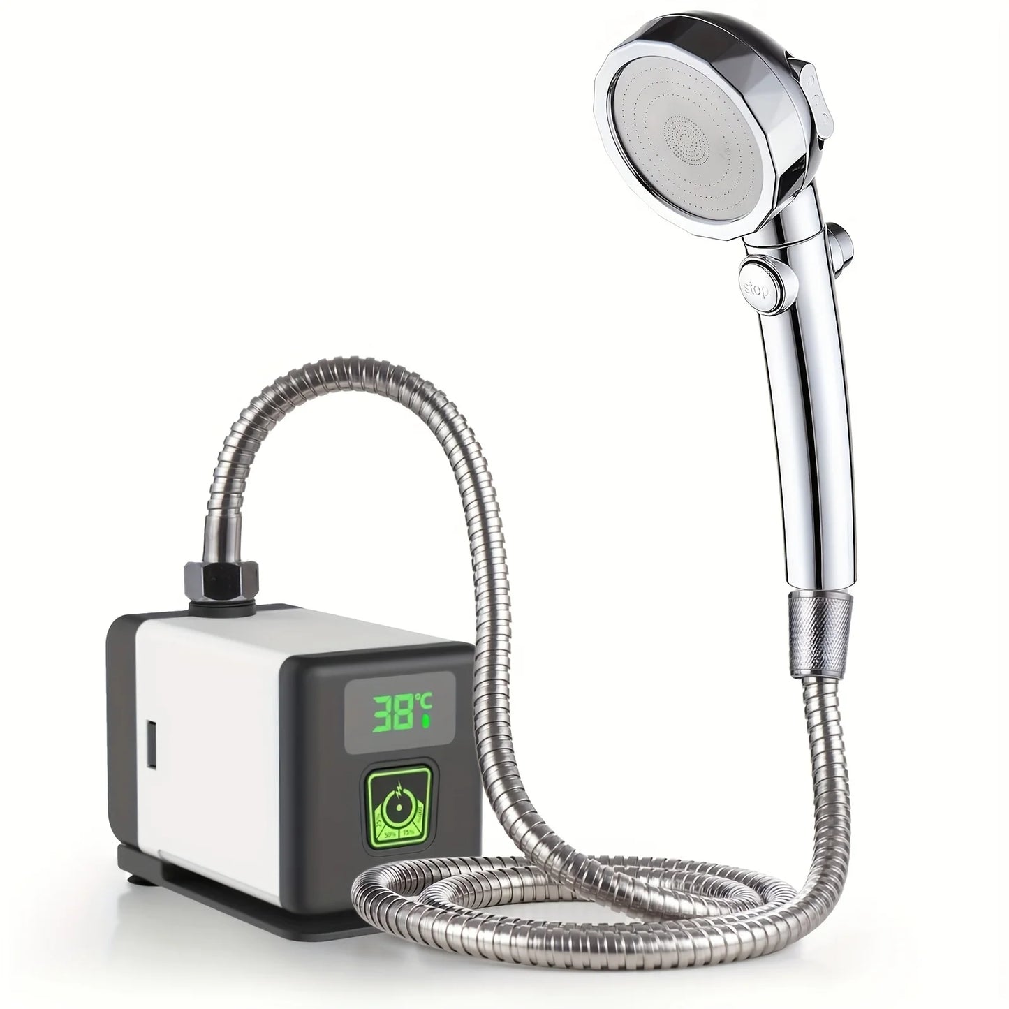 Douche électrique portable, pompe intelligente intégrée rechargeable