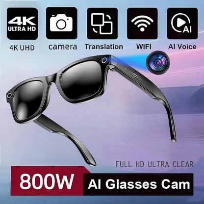 Lunettes 800W caméra AI traduction intelligente