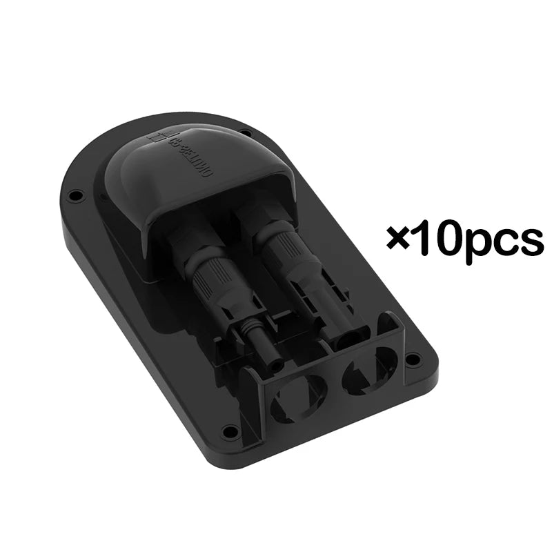 Boîtier de jonction à double entrée de câble solaire 10AWG
