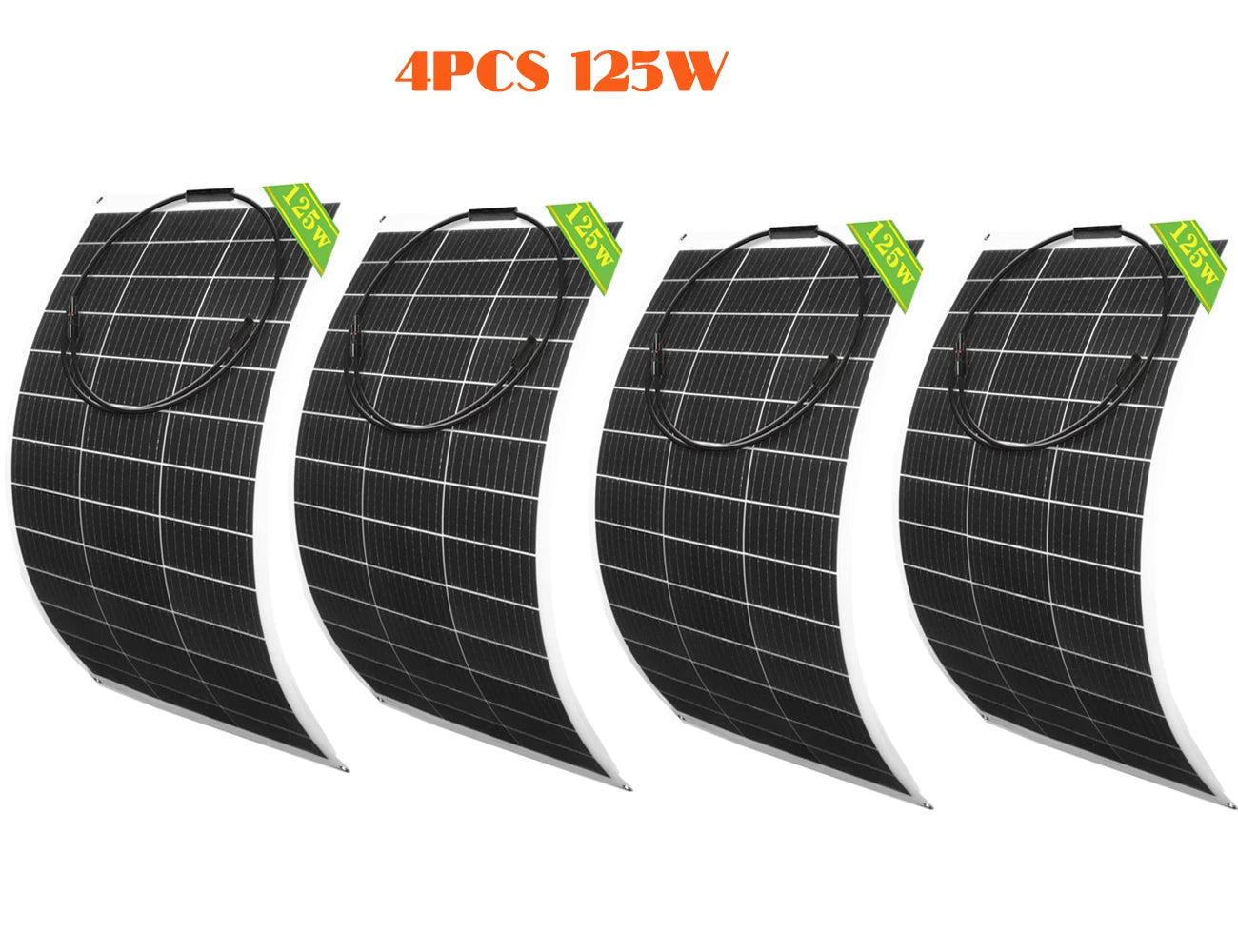 Panneaux solaires 18V 125W 250W 375W 500W