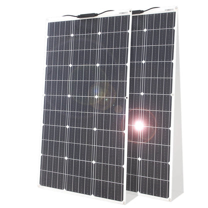Kit de panneaux solaires flexibles 12V, 100W 200W