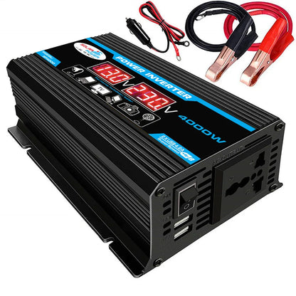 Inversor de corriente para coche de 12 V CC a 110 V o 220 V CA