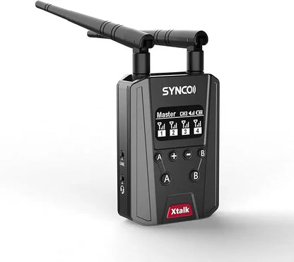 Casque d'interphone sans fil 2.4GHz Full Duplex autonomie de la batterie 24H
