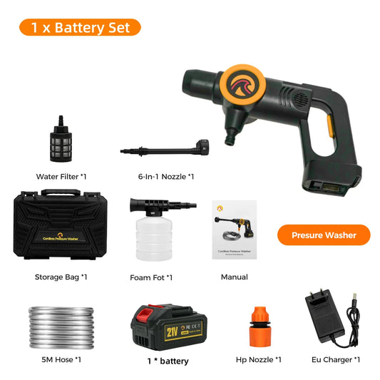 Nettoyeur haute pression électrique 6 en 1