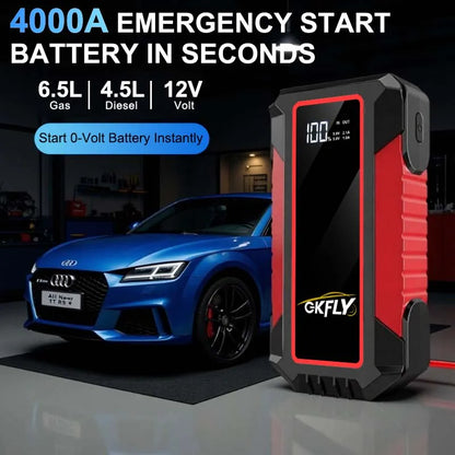 Démarreur de voiture batterie externe 4000A