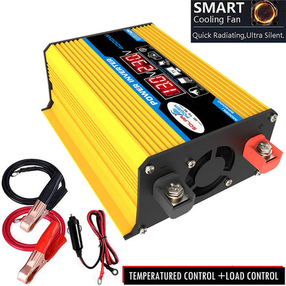 Inversor de corriente para coche de 12 V CC a 110 V o 220 V CA