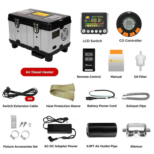 Chauffage auxiliaire Diesel avec alarme CO