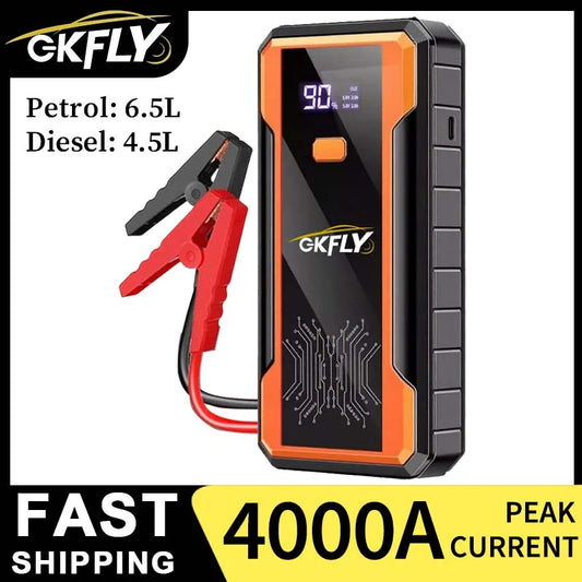 Démarreur de voiture batterie externe 4000A