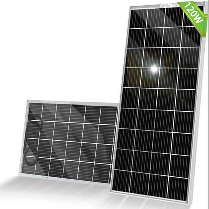 120W 240W panneau solaire transparent 18V panneau solaire bifacial