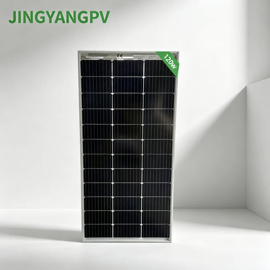 Panneau solaire bifacial en verre 120W