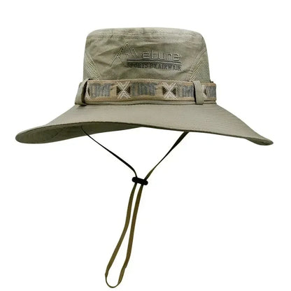 Chapeau d'été à large bord pour hommes, Protection UV