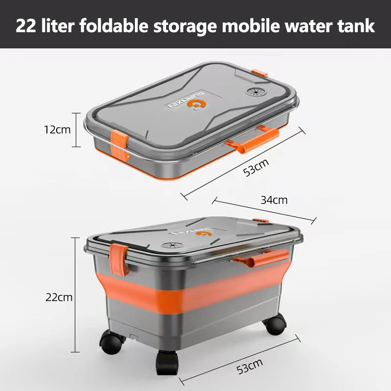 Réservoir d'eau pliant de 22l