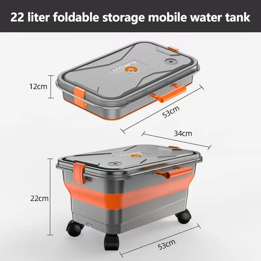 Réservoir d'eau pliant de 22l
