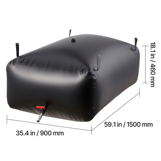 Conteneur d'eau souple portable et pliable étanche et résistant aux déchirures