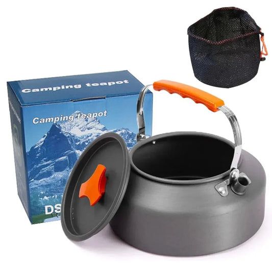 Bouilloire de camping légère en alliage d'aluminium