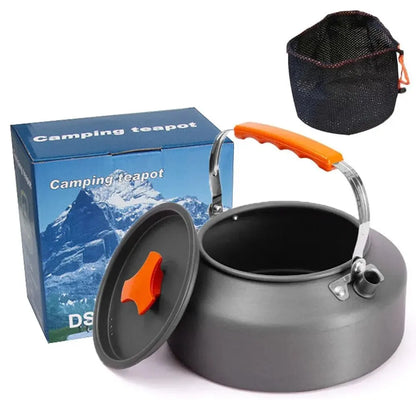 Bouilloire de camping légère en alliage d'aluminium