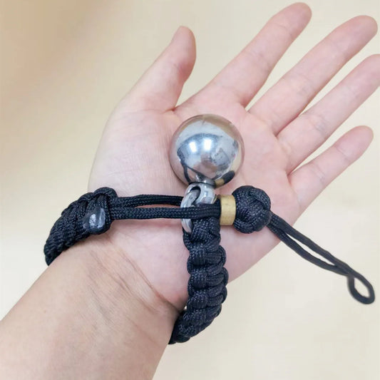 Bracelet d'auto-défense inox — Protection poignet robuste