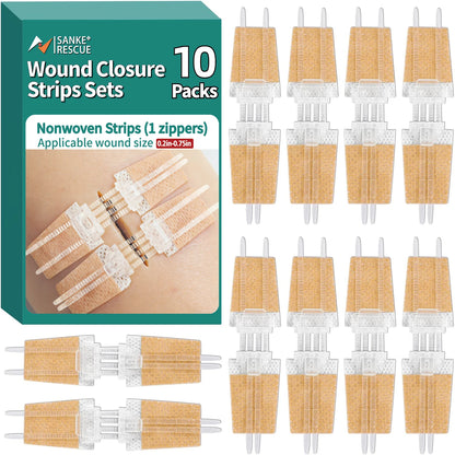 Bandes pour Fermeture de Plaies, Kit d'Urgence
