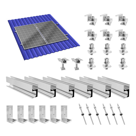 Support de Panneau Solaire, Vis Captives en Acier Inoxydable