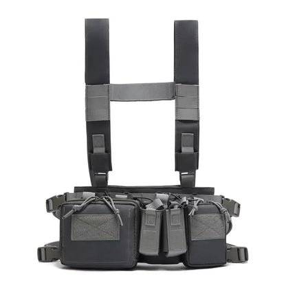 Gilet de poitrine tactique, sac de plate-forme, gilet d'entraînement sur le terrain, sangle de Camouflage multifonctionnelle avec multi-poches, Camping en plein air, Pack de Match CS