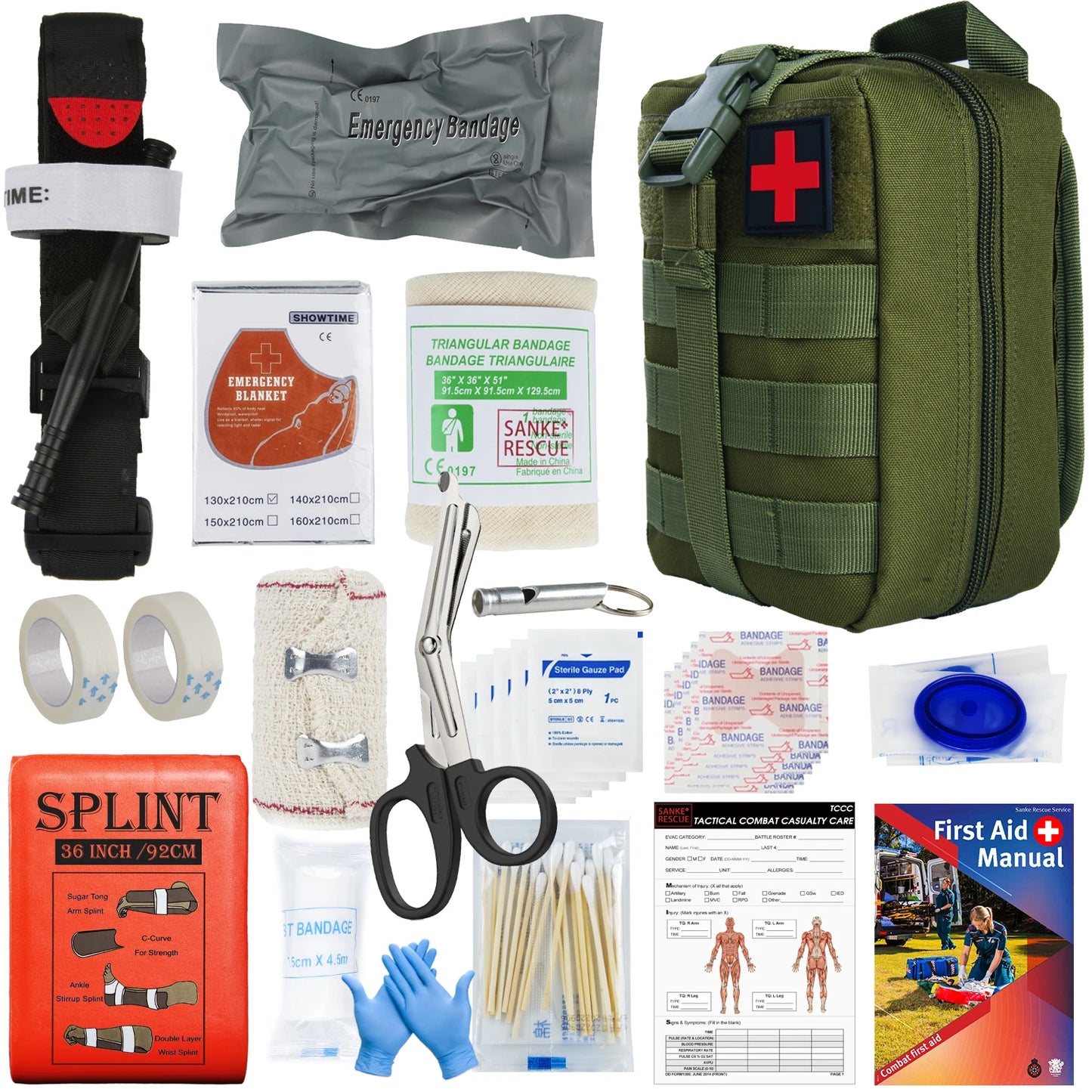 Kit de survie tactique pour traumatismes