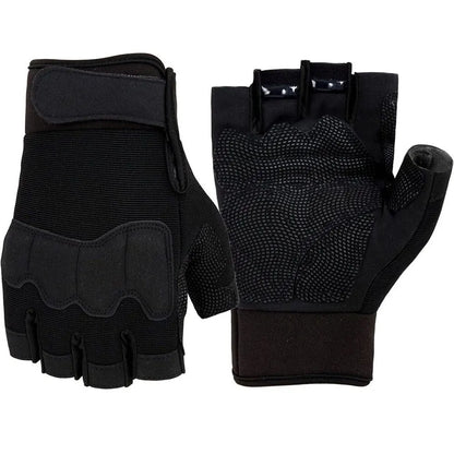 Gants tactiques sans doigts, protection des articulations