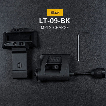 Lampe de poche LED 3 modes, éclairage de nuit extérieur pour la chasse au laser,