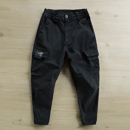 Pantalon de travail ample en coton pour homme