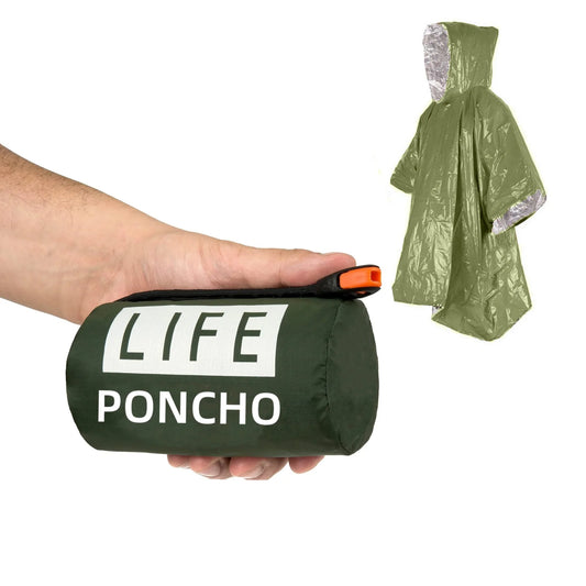 Poncho de survie d'urgence
