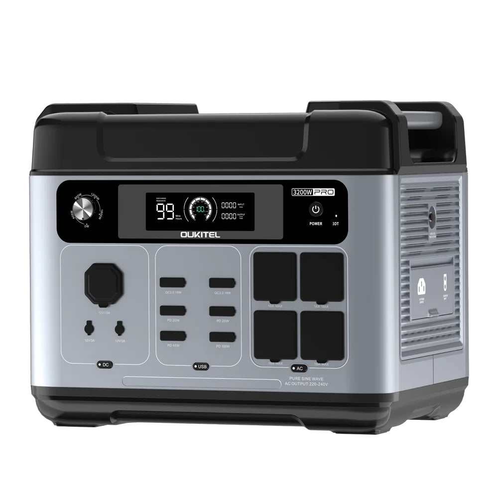 Station d'alimentation portable 3200W – 2048Wh LiFePO4 Pro