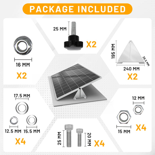 Supports Inclinables et Basculants pour Panneaux Solaires