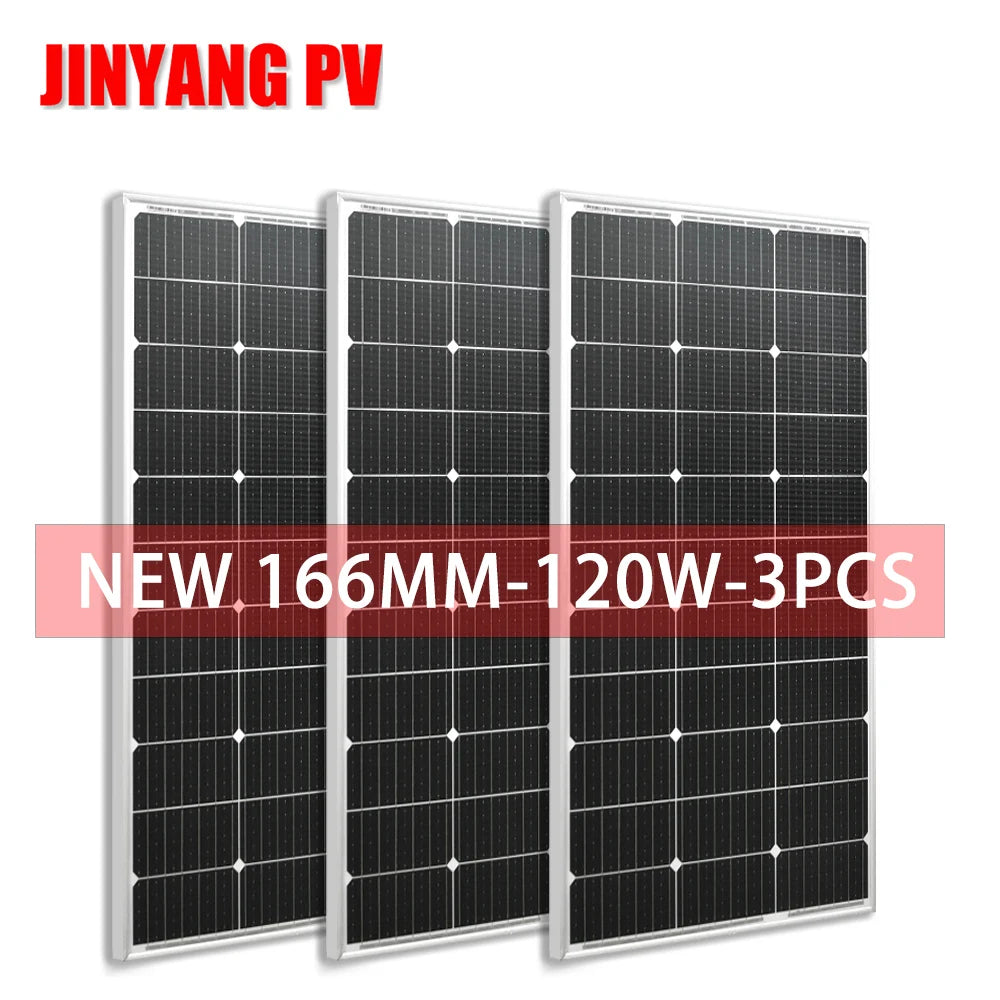 Panneau solaire rigide en verre 120W 240W 360W 480W