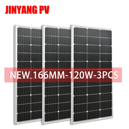 Panneau solaire rigide en verre 120W 240W 360W 480W