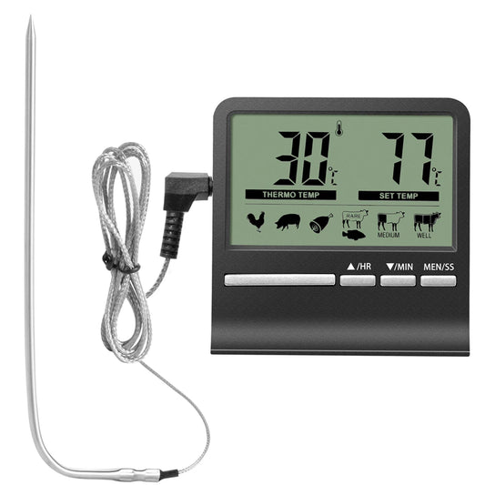 Sonde numérique LCD électronique pour barbecue