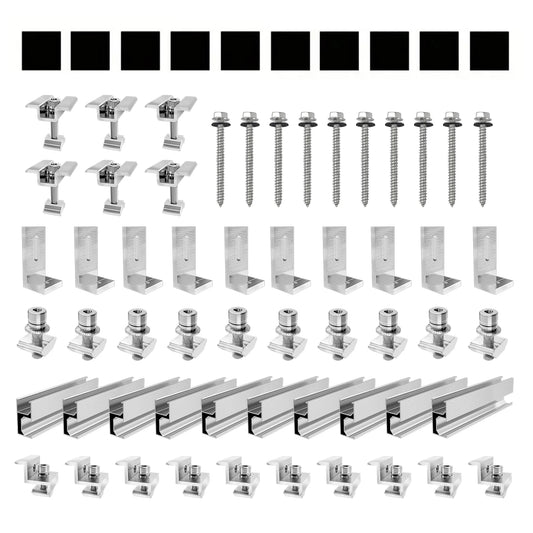 Kit de supports de montage pour panneaux solaires