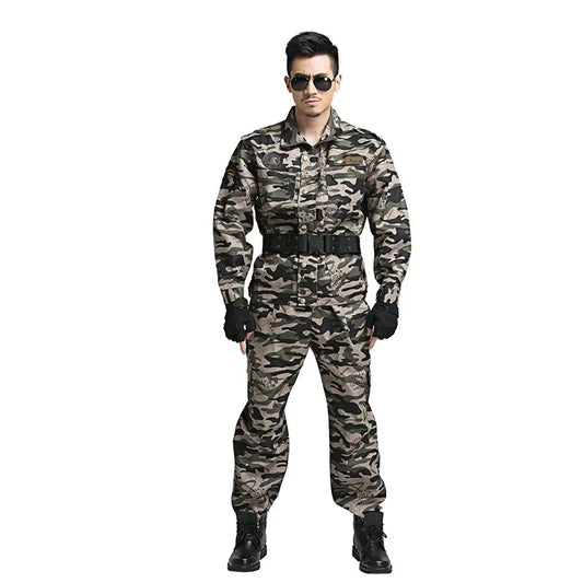 Ensemble supérieur du corps camouflage