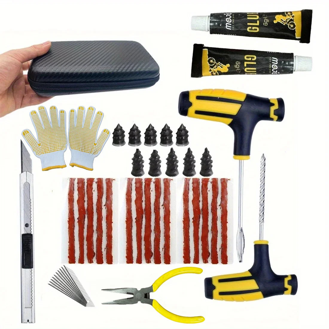 Kit de réparation de pneus sur voitures