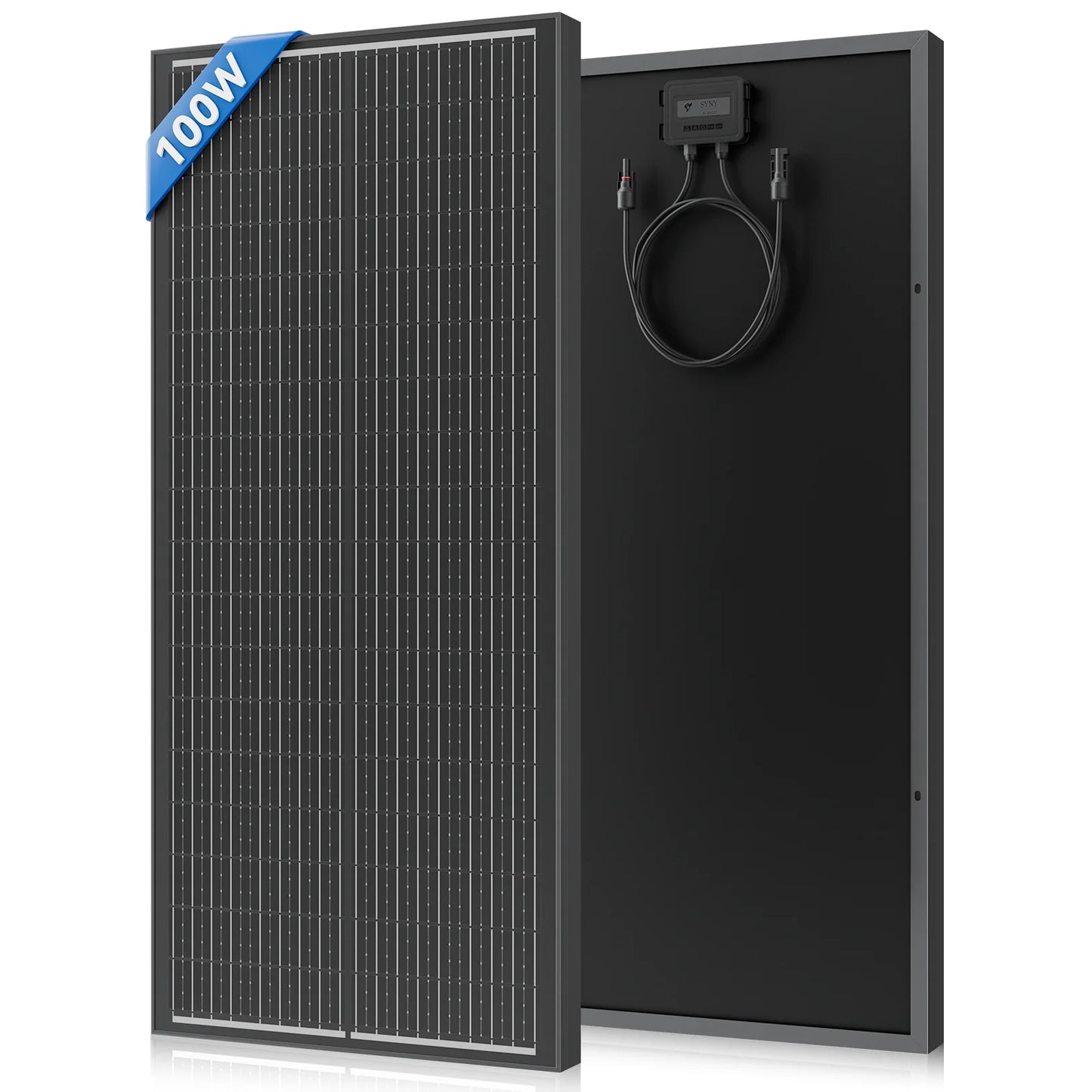 Panneau Solaire Rigide 100W 12,8V — Monocristallin Type N 18BB, Étanche IP65, Camping & Maison