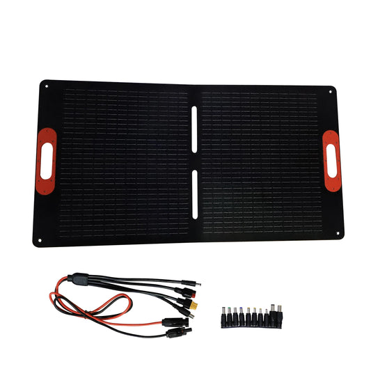 Panneau Solaire Flexible 100W — Monocristallin 25,5%, Portable, Maison & Camping