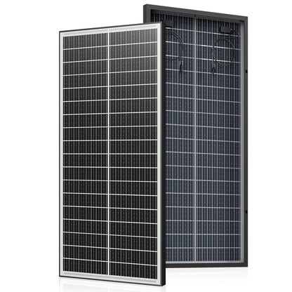 Panneau Solaire Double Face 100W à 400W 12V — Monocristallin 18BB, Efficacité 25,5%, IP65