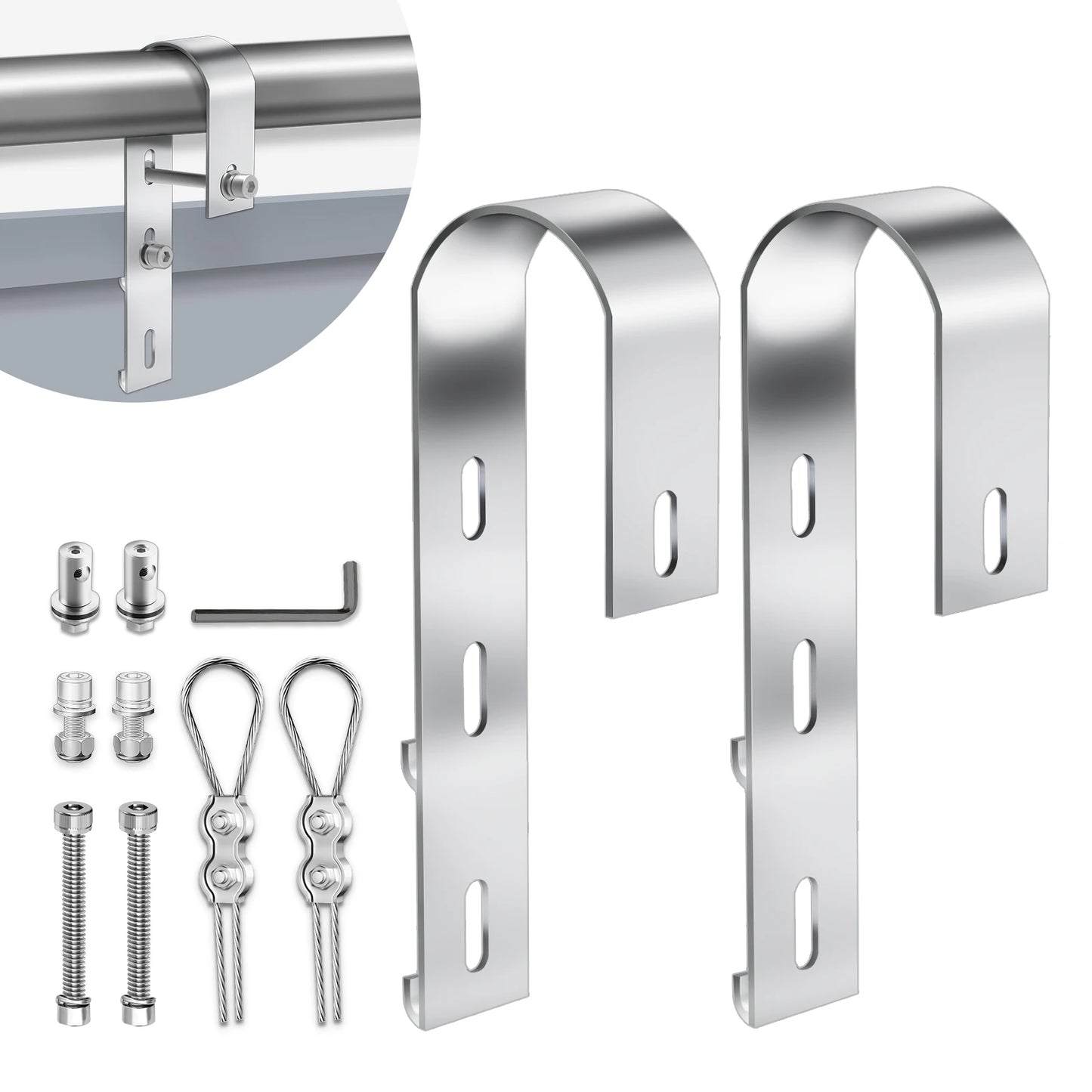 Crochets de Supports de Panneau Solaire Aluminium