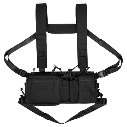 Gilet de poitrine tactique, sac de plate-forme, gilet d'entraînement sur le terrain, sangle de Camouflage multifonctionnelle avec multi-poches, Camping en plein air, Pack de Match CS
