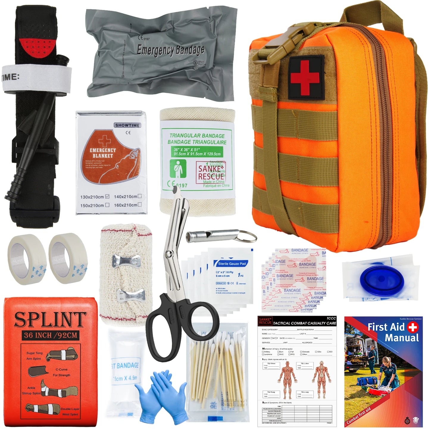 Kit de survie tactique pour traumatismes