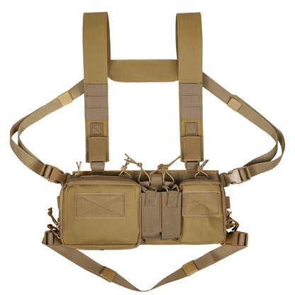 Gilet de poitrine tactique, sac de plate-forme, gilet d'entraînement sur le terrain, sangle de Camouflage multifonctionnelle avec multi-poches, Camping en plein air, Pack de Match CS