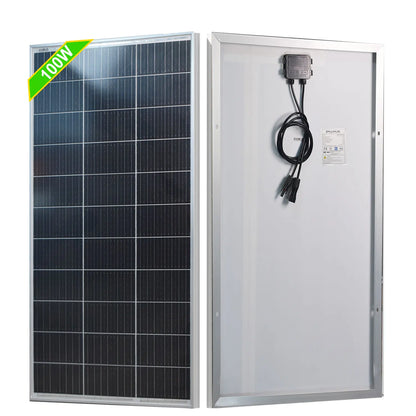 Panneau solaire en verre trempé haute efficacité 100W